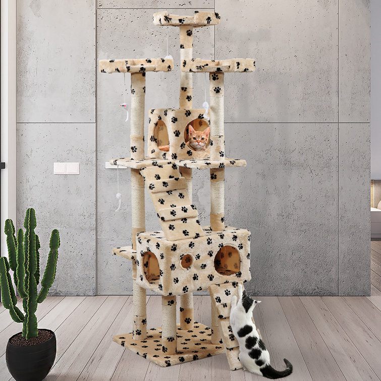 Tucker Murphy Pet™ 67" Safira Sturdy Furniture Cat Tree & Reviews